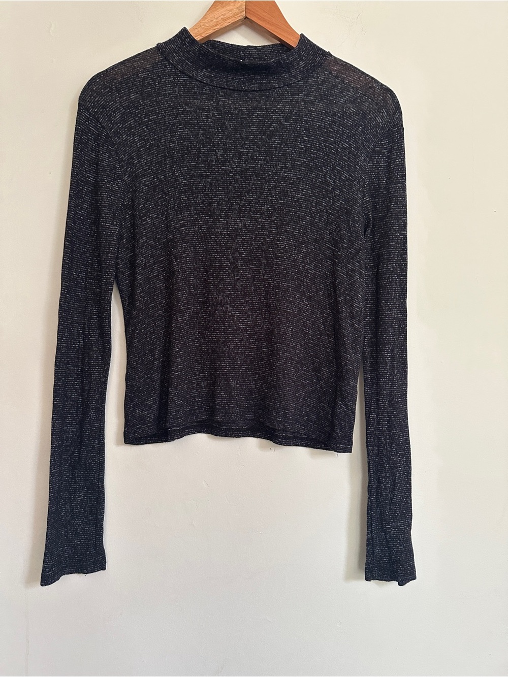 Long Sleeve Mock Neck Top